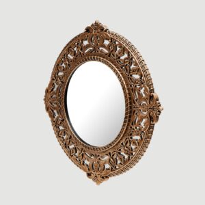 Corsica Reflection Round Queen Mirror - 46.3cm